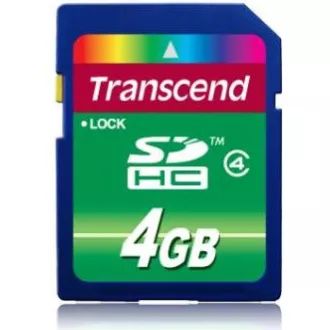 TRANSCEND SDHC karta 4GB Class 4