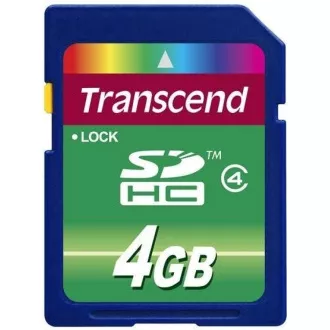 TRANSCEND SDHC karta 4GB Class 4
