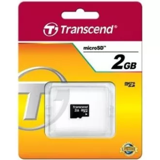 TRANSCEND MicroSD karta 2GB, bez adaptéru TRANSCEND MicroSD karta 2GB, bez adaptéru