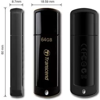 TRANSCEND Flash Disk 16GB JetFlash®350, USB 2.0 (R:13/W:4 MB/s) černá