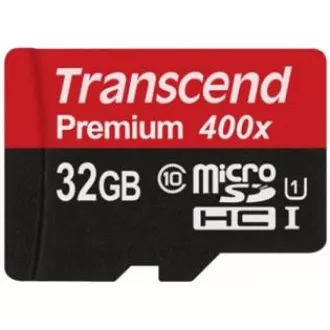 TRANSCEND MicroSDHC karta 32GB Premium, Class 10 UHS-I 300x, bez adaptéru TRANSCEND MicroSDHC karta 32GB Premium, Class 10 UHS-I 300x, bez adaptéru