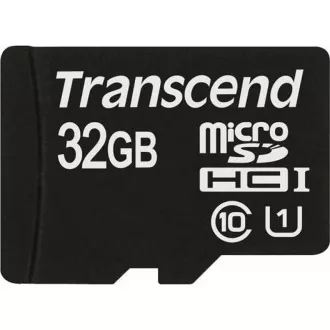 TRANSCEND MicroSDHC karta 32GB Premium, Class 10 UHS-I 300x, bez adaptéru TRANSCEND MicroSDHC karta 32GB Premium, Class 10 UHS-I 300x, bez adaptéru