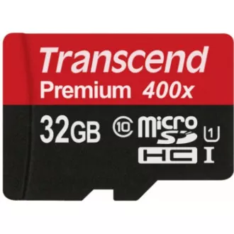 TRANSCEND MicroSDHC karta 32GB Premium, Class 10 UHS-I 300x, bez adaptéru TRANSCEND MicroSDHC karta 32GB Premium, Class 10 UHS-I 300x, bez adaptéru