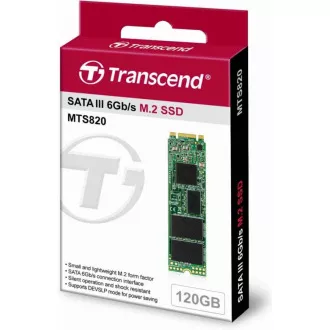 TRANSCEND SSD MTS820 120GB, M.2 2280, SATA III 6Gb/s, TLC, bulk TRANSCEND SSD MTS820 120GB, M.2 2280, SATA III 6Gb/s, TLC, bulk