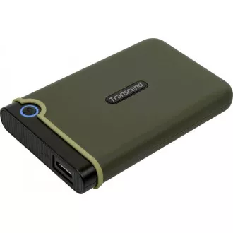 TRANSCEND externí HDD USB 3.0 StoreJet 25M3G, Slim, 2TB, Black (SATA, Rubber Case, Anti-Shock)