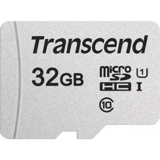 TRANSCEND MicroSDHC karta 32GB 300S, UHS-I U1 + adaptér TRANSCEND MicroSDHC karta 32GB 300S, UHS-I U1 + adaptér