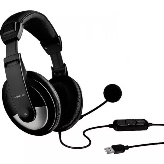 SPEED LINK sluchátka SL-870020-BK THEBE Stereo Headset, černá SPEED LINK sluchátka SL-870020-BK THEBE Stereo Headset, černá