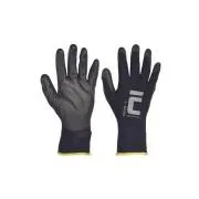 BUNTING BLACK rukavice nylon. PU dlaň 6