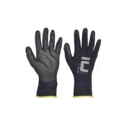 BUNTING BLACK rukavice nylon. PU dlaň 11