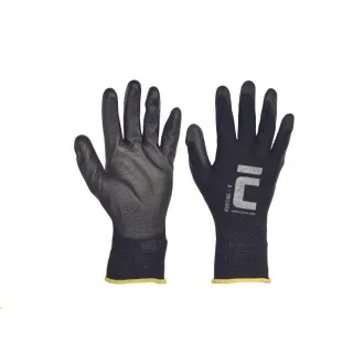 BUNTING BLACK rukavice nylon. PU dlaň 11 BUNTING BLACK rukavice nylon. PU dlaň 11