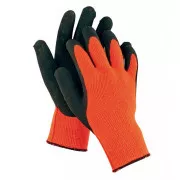 PALAWAN ORANGE rukavice nylon/latex - 8