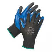 GARRULUS FH rukavice máč. v latexu černá 10