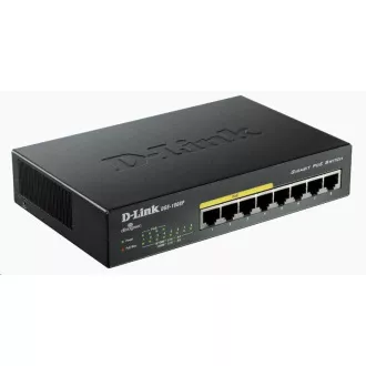 D-Link DGS-1008P 8-port Gigabit Desktop Switch, 4 porty jsou PoE+, PoE budget 68W D-Link DGS-1008P 8-port Gigabit Desktop Switch, 4 porty jsou PoE+, PoE budget 68W