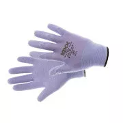 VERY VIOLET rukavice nylon. latex. dlaň fialová 8