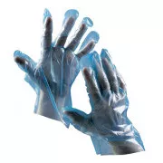 DUCK BLUE rukavice JR polyetylénové modré 10