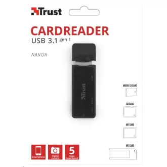 TRUST Nanga USB 3.1 Cardreader TRUST Nanga USB 3.1 Cardreader