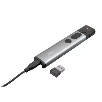 TRUST Prezentér Kazun Aluminium Wireless Presenter TRUST Prezentér Kazun Aluminium Wireless Presenter
