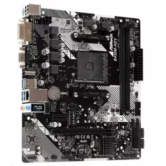 ASRock MB Sc AM4 B450M-HDV R4.0, AMD B450, 2xDDR4, VGA, mATX ASRock MB Sc AM4 B450M-HDV R4.0, AMD B450, 2xDDR4, VGA, mATX