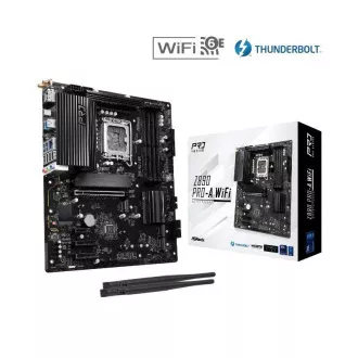 ASRock MB Sc LGA1851 Z890 PRO-A WIFI, Intel Z890, 4xDDR5, 1xDP, 1xHDMI, 1xThunderbolt, WI-FI ASRock MB Sc LGA1851 Z890 PRO-A WIFI, Intel Z890, 4xDDR5, 1xDP, 1xHDMI, 1xThunderbolt, WI-FI