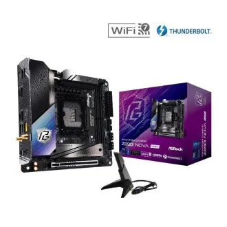 ASRock MB Sc LGA1851 Z890I NOVA WIFI, Intel Z890, 2xDDR5, 1xHDMI, 2xThunderbolt, WI-FI, mITX