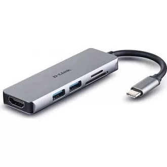 D-Link DUB-M530 5-in-1 USB-C Hub with HDMI and SD/microSD Card Reader D-Link DUB-M530 5-in-1 USB-C Hub with HDMI and SD/microSD Card Reader