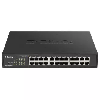 D-Link DGS-1100-24PV2 24-Port PoE Gigabit Smart Managed Switch, 12x PoE, PoE budget 100W, fanless D-Link DGS-1100-24PV2 24-Port PoE Gigabit Smart Managed Switch, 12x PoE, PoE budget 100W, fanless