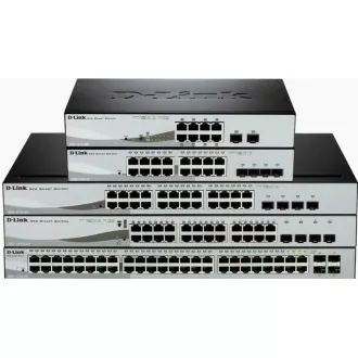 D-Link DGS-1210-08P 10-port Gigabit Smart PoE Switch, 8x GbE PoE+, 2x SFP, PoE 65W, fanless D-Link DGS-1210-08P 10-port Gigabit Smart PoE Switch, 8x GbE PoE+, 2x SFP, PoE 65W, fanless