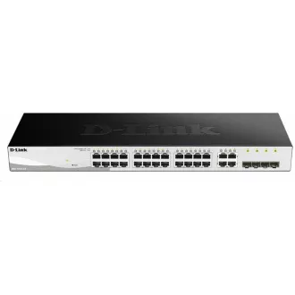 D-Link DGS-1210-24P 28-port Smart PoE Switch, 24x GbE PoE+, 4x RJ45/SFP, PoE 193W D-Link DGS-1210-24P 28-port Smart PoE Switch, 24x GbE PoE+, 4x RJ45/SFP, PoE 193W
