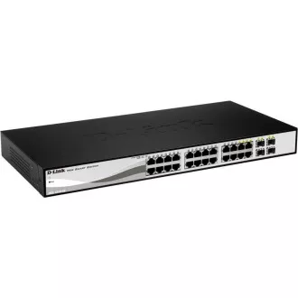 D-Link DGS-1210-24P 28-port Smart PoE Switch, 24x GbE PoE+, 4x RJ45/SFP, PoE 193W D-Link DGS-1210-24P 28-port Smart PoE Switch, 24x GbE PoE+, 4x RJ45/SFP, PoE 193W