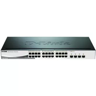 D-Link DGS-1210-24P 28-port Smart PoE Switch, 24x GbE PoE+, 4x RJ45/SFP, PoE 193W D-Link DGS-1210-24P 28-port Smart PoE Switch, 24x GbE PoE+, 4x RJ45/SFP, PoE 193W