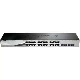 D-Link DGS-1210-28 28-port Gigabit Smart+ Switch, 24x GbE, 4x RJ45/SFP, fanless D-Link DGS-1210-28 28-port Gigabit Smart+ Switch, 24x GbE, 4x RJ45/SFP, fanless