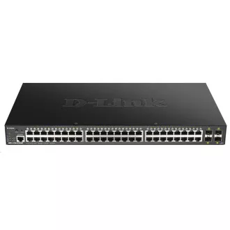 D-Link DGS-1250-52XMP 52-Port Gigabit Smart PoE Switch, 48x GbE PoE+, 4x SFP+, PoE 370W D-Link DGS-1250-52XMP 52-Port Gigabit Smart PoE Switch, 48x GbE PoE+, 4x SFP+, PoE 370W
