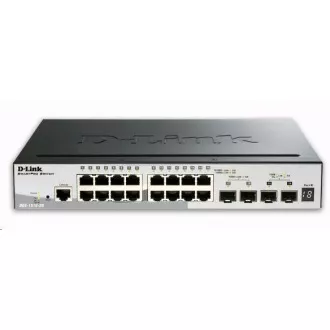 D-Link DGS-1510-20 20-Port Gigabit Stackable SmartPro Switch, 16x gigabit RJ45, 2x 10G SFP+ port, 2x SFP port D-Link DGS-1510-20 20-Port Gigabit Stackable SmartPro Switch, 16x gigabit RJ45, 2x 10G SFP+ port, 2x SFP port