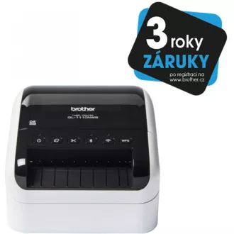 BROTHER tiskárna štítků QL-1110 - 101, 6mm, termotisk, USB, WIFI, BT, LAN, Profesionální Tiskárna Štítků