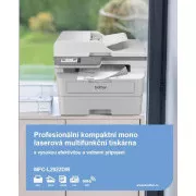 BROTHER multifunkce mono laserová MFC-L2922DW, A4, 34ppm, DUALSKEN, 256MB, 1200x1200, USB, LAN, WIFI, DUPLEX