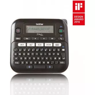 BROTHER tiskárna štítků PT-D210VP - 12mm, pásky TZe v kufříku - popisovač BROTHER tiskárna štítků PT-D210VP - 12mm, pásky TZe v kufříku - popisovač