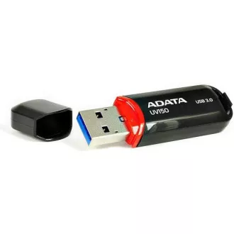 ADATA Flash Disk 128GB UV150, USB 3.1 Dash Drive (R:90/W:20 MB/s) černá