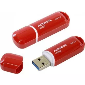 ADATA Flash Disk 64GB UV150, USB 3.1 Dash Drive (R:90/W:20 MB/s) červená