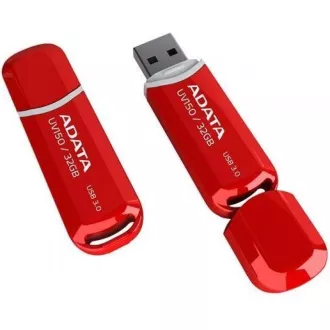 ADATA Flash Disk 64GB UV150, USB 3.1 Dash Drive (R:90/W:20 MB/s) červená