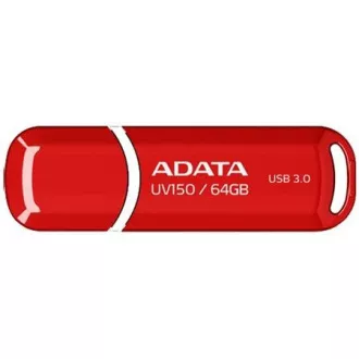 ADATA Flash Disk 64GB UV150, USB 3.1 Dash Drive (R:90/W:20 MB/s) červená