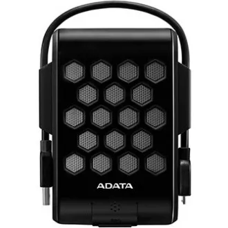 ADATA Externí HDD 2TB 2, 5" USB 3.2, DashDrive™ Durable HD720, G-sensor, černý, (gumový, vodě/nárazu odolný)