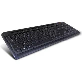 C-TECH klávesnice KB-102M USB, multimediální, slim, black, CZ/SK C-TECH klávesnice KB-102M USB, multimediální, slim, black, CZ/SK