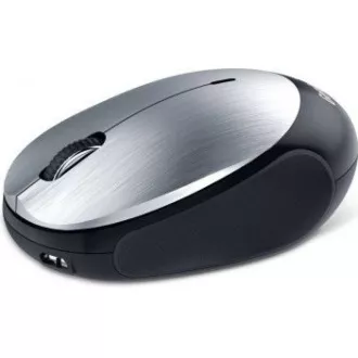 GENIUS myš NX-9000BT/ Bluetooth 4.0/ 1200 dpi/ bezdrátová/ dobíjecí baterie/ stříbrná