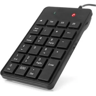 C-TECH klávesnice numerická KBN-01, 23 kláves, USB slim black