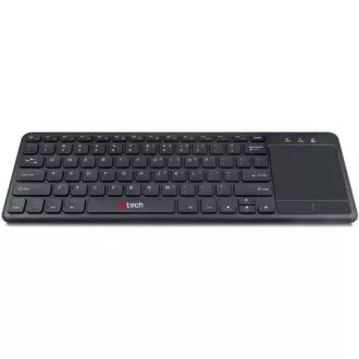 C-TECH klávesnice WLTK-01, bezdrátová s touchpadem, černá, USB C-TECH klávesnice WLTK-01, bezdrátová s touchpadem, černá, USB