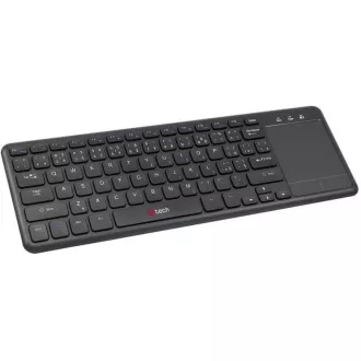 C-TECH klávesnice WLTK-01, bezdrátová s touchpadem, černá, USB C-TECH klávesnice WLTK-01, bezdrátová s touchpadem, černá, USB