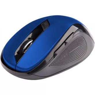 C-TECH myš WLM-02, černo-modrá, bezdrátová, 1600DPI, 6 tlačítek, USB nano receiver C-TECH myš WLM-02, černo-modrá, bezdrátová, 1600DPI, 6 tlačítek, USB nano receiver