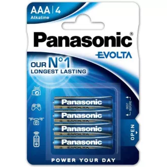 PANASONIC Alkalické baterie EVOLTA Platinum LR03EGE/4BP AAA 1, 5V (Blistr 4ks) PANASONIC Alkalické baterie EVOLTA Platinum LR03EGE/4BP AAA 1, 5V (Blistr 4ks)
