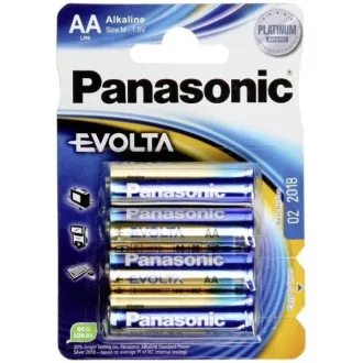 PANASONIC Alkalické baterie EVOLTA Platinum LR6EGE/4BP AA 1, 5V (Blistr 4ks) PANASONIC Alkalické baterie EVOLTA Platinum LR6EGE/4BP AA 1, 5V (Blistr 4ks)