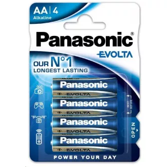 PANASONIC Alkalické baterie EVOLTA Platinum LR6EGE/4BP AA 1, 5V (Blistr 4ks) PANASONIC Alkalické baterie EVOLTA Platinum LR6EGE/4BP AA 1, 5V (Blistr 4ks)